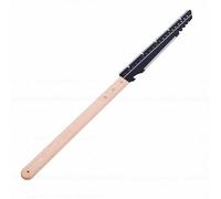 Wakects Sierra de Mano para Podar, Sierra Larga de Acero SK5 con de Madera de Haya, Hoja de 30,5 Pulgadas con Funda de Cuero, Juego de 3 Piezas para Acampar, Jardinería Al Aire Libre y Corte de Ramas