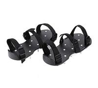 Wakects Zapatos Aireadores para Césped con Clavos, 3 Correas, para Airear Césped o Patios