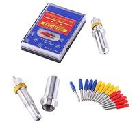 Walfront 15 Pcs Cortador de Vinilo Cortador de Vinilo de 30/45/60 Grados Cuchilla de Corte de Vinilo Cuchilla de Repuesto para Plotter de Corte