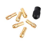 Walfront 6 pcs Manguitos de Mandril Pinza de Latón 1mm-3, 2mm con 1 pc Casquillo de Acero de Carbón M8 × 0, 75