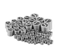 Walfront 60 Unids Kit de Inserto de Tornilo de Hilo de Alambre de Acero Inoxidable M3 M4 M5 M6 M8