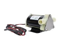 Walfront Bomba de Achique Autocebante 12V 200W 16A 40L/min Bomba Eléctrica de Impulsor Flexible con Seguridad de Sobrecarga Térmica para Transferencia de Agua de Barcos Marinos RV