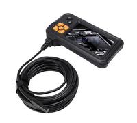 Walfront Cámara de Inspección con Lente de 8 Mm, Endoscopio HD 1080P con Pantalla LCD de 4.3 Pulgadas, 8 Luces LED Ajustables y Resistente Al Agua IP67 para Inspección Automotriz (10m)