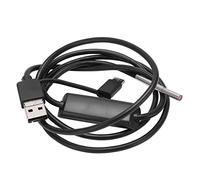 Walfront Cámara de Inspección de Endoscopio ABS Boroscopio Alimentado por USB Lente de 3,9 Mm 720P IP67 6 LED Ajustables para Mantenimiento de Motores Automotrices Inspección de Equipos de Tuberías