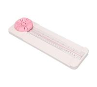 Walfront Cortador de Papel 6 en 1, Línea Recta, Punteada, Curva, Plisada, Ondulada, para Papel y Cartulina de hasta 22 Cm de Ancho y 220 g/m², con Diseño Compacto Portátil