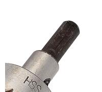 Walfront Cortador de Sierra de para Metal Broca de Sierra de con Dientes de Carburo de 30 Mm con Taladro Piloto de Punta Dividida y Brida de Perforación Superior para Chapa de Acero Inoxidable para