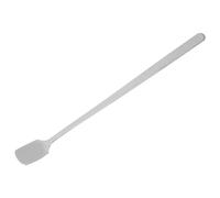 Walfront Cuchara de Barra de Acero Inoxidable Cuchara Larga para Mezclar y Agitar en Forma de Lágrima de 25 Cm o 17 Cm Redonda o Cuadrada para café Té Cócteles Fabricación de Velas Camareros y Uso