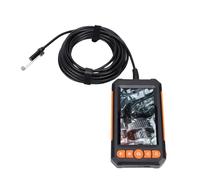 Walfront Endoscopio Industrial de 4.3 Pulgadas con Lente HD 1080P y 8 LEDs Ajustables, para Inspección de Tuberías de Automóvil y Reparación de Autos