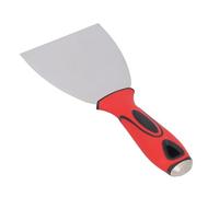 Walfront Espátula Raspadora de Pintura de Acero Inoxidable de 4 Pulgadas, con de Goma Suave Antideslizante y Orificio para Colgar, Ideal para Remover Pintura, Masilla de Ventanas, Papel