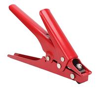 Walfront Herramienta para Bridas de Nylon, Herramienta de Fijación y Corte de Bridas for Instalación y Ajuste de Cables (rojo)