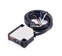 Walfront Interruptor Fotoeléctrico, Sensor de Reflexión Especular AC 90-250V 3A 5 Hilos con Retardo y Antiinterferencias for Detección