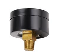 Walfront Manómetro de Hierro Inoxidable de 0 a 60 PSI, Esfera de 2 Pulgadas, Medidor de Presión de Montaje Axial NPT de 1/4 de Pulgada con Pantalla Clara para Aire, Agua y
