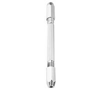 Walfront Mini Micro Gimlet Manual, Taladro de Doble Extremo de Acero Blanco de 0 a 3 Mm, Antideslizante, Abrazadera Estable, Herramienta de Perforación Manual Precisa para Madera, Plástico, Cuerno