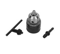 Walfront Portabrocas Tipo Llave 1,5 13 Mm con Montaje Roscado 3 8 24UNF, Carcasa de Pintura Electroforética, Mandíbulas Resistentes Al Desgaste, Herramienta de Portabrocas de Alta Precisión para