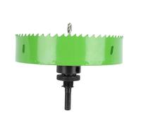 Walfront Sierra Perforadora con Luz Empotrada de 6 Pulgadas, Cortadora de Agujeros Bimetálica con Recipiente para Polvo para Techo de Tableros de Yeso de Madera Contrachapada