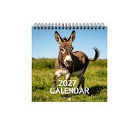 Wall Calendar Spiral Bound - Monthly Agenda Appointment Organizer