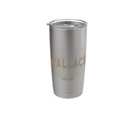 Wallace Idaho vintage Vaso térmico de acero inoxidable de doble pared