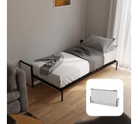 Wallbedking Cama Abatible Studio Horizontal 190x90cm con Pistones a Gas, Marco Metálico Fuerte, Capacidad 250 kg, Ideal para Habitaciones Pequeñas o Estudios, Ahorro de Espacio, No Incluye Colchón