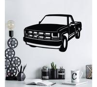 Wallity Chevrolet C-K (1994 - 1996) Escultura de pared de metal negra