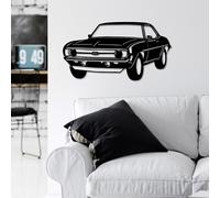 Wallity Chevrolet Camaro SS Accesorio decorativo de pared metálico Negro
