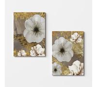 Wallity Conjunto de 2 Lienzos Decorativos Multicolor 70 x 100 cm