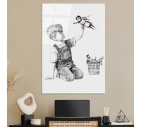 Wallity Cuadro Decorativo Banksy UV-499 45 x 65 cm