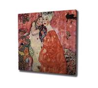 Wallity Cuadro Decorativo sobre Lienzo Gustav Klimt 100 x 100 cm