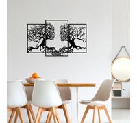 Wallity Love Tree Escultura de pared Negra
