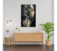 Wallity Pintura de Vidrio Templado Decorativo Multicolor 46 x 72 cm