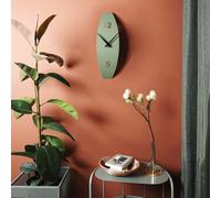Wallity Reloj de Pared Decorativo de Metal Verde APS137MGS