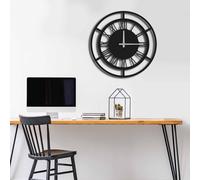 Wallity Reloj de pared decorativo MTS - 005 en negro