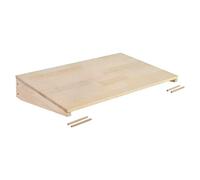 Wally Mesa de trabajo (L x An x Al: 50 x 80 x 13,8 cm, Madera de pino, Natural, Carga límite balda: 40 kg)