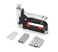 Walmeck MÁQUINA Grapadora 3 EN 1 Grapadora Manual Portátil para Arreglar Muebles, Marco de Fotos, Máquina de Clavos con Grapas 600 Piezas para Bricolaje, Muebles Madera Blanda