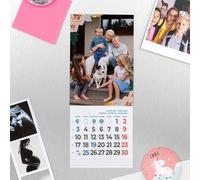 Wanapix | Calendario Nevera 2027 Personalizado Magnetico 10x27cm | Flores