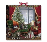 Wand-Adventskalender - Katzen am Fenster
