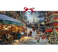 Wand-Adventskalender - Romantische Weihnachten in Paris