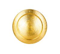 Wanddeko Marrakesch Serviertablett Metálico Dorado 80 cm Oriental Hecho a Mano