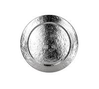 Wanddeko Metálica Plata 80 cm Adorno Oriental Hecho a Mano Bandeja