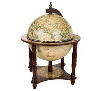 WANDERLUST DECO Kit Mueble Botellero Globo Terraqueo para Almacenamiento de Bebidas