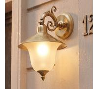 Wandleuchte Cristal Latón Macizo Exterior Rústico Lámpara Haustür Hof Terraza