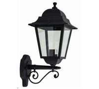Wandleuchte Exterior Aluminio IP44 Negro Rústico E27 Lámpara Terraza Hof Casa
