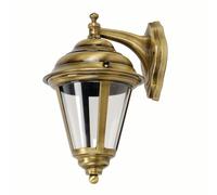 Wandleuchte Latón IP43 Resistente Intemperie Antiguo Rústico Exterior Linterna