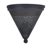 Wandleuchte Oriental Marrakesch Orient & Mediterran Interior Negro Metal 31cm