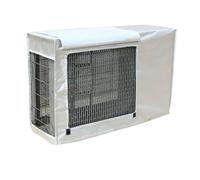 WANGCEPLSD Fundas Aire Acondicionado Exterior, Tapa del Aire Acondicionado, Impermeable y a Prueba de Polvo, Protección Solar y Aislamiento Térmico, Tela Oxford 600D(Silver,80x35x55cm)