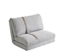 WANGHAI-666 Sillas de sofá Sofá Cama Lazy Tatami, sillón Individual, sofá pequeño for Dormitorio Principal y balcón(Grey,Grande)