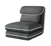 WANGHAI-666 Sillas de sofá Sofá Tatami Lazy for Dormitorio, balcón, reclinable, Siesta, sofá de un Solo Piso(Grey)