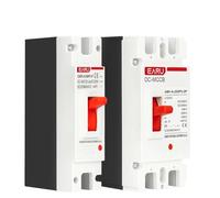WANGZEYU Diferencial Auto Rearmable 1 disyuntor de Caja Moldeada MCCB CC 300 V a 600 con protección contra sobrecargas 100 A, 125, 160, 200 y 250(2P,200A)