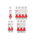 WANGZEYU Diferencial Auto Rearmable Disyuntor Miniatura YCB7-63N con Capacidad de Corte 1P, 2P, 3P y 4P for Montaje en riel DIN(3P,6A)