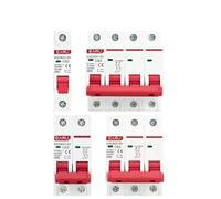 WANGZEYU Diferencial Auto Rearmable Mini disyuntor MCB de 1P, 2P, 3P, 4P, CC, 1000 V, protección contra sobrecargas, 6 A, 10 A, 16 A, 20 A, 25 A, 32 A, 40 A, 50 A, 63 A(1P,50A)
