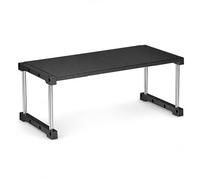 Wansiman Armario Extensible y apilable,Separador para Armario apilable - Organizador Extensible,Estante De La Tensión del Armario,Ahorra Espacio,para Cocina,Mostradores,Despensa,Baño